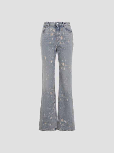 Alexander McQueen Alexander McQueen Distressed Flared Jeans