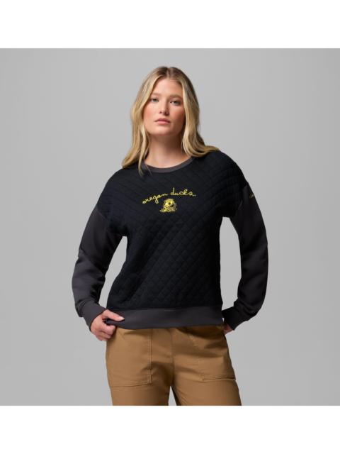 Columbia Women's Collegiate Hart Mountain Quilted Crew - Oregon