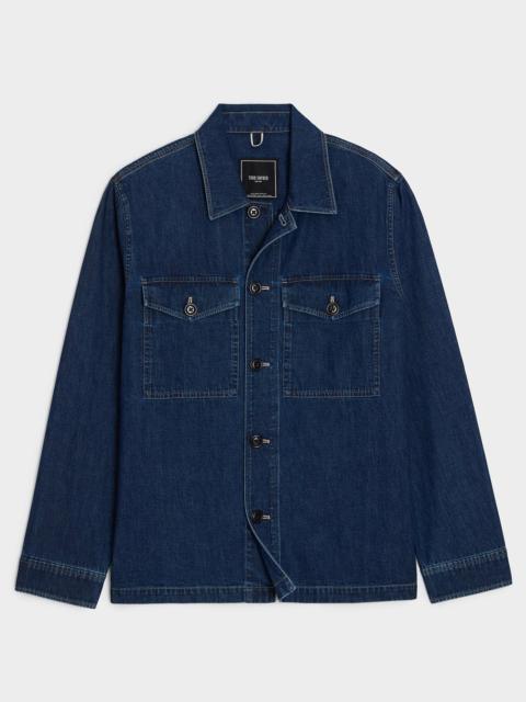 TODD SNYDER Denim Military Overshirt