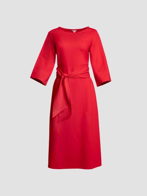FRANCES VALENTINE Women's Whitney Tie-Front Midi Dress - Red