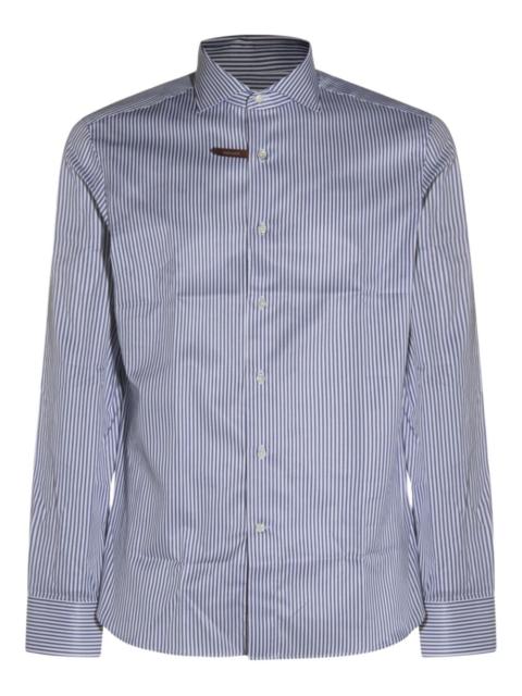 Canali striped cotton shirt