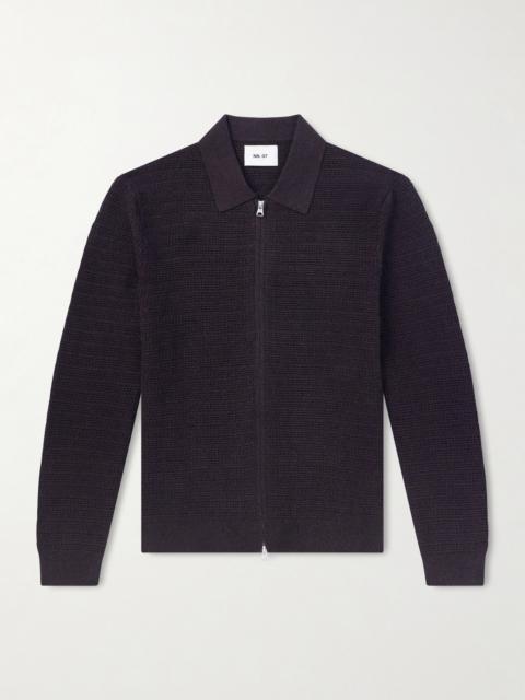 NN07 Gustav 60016 Organic Cotton Zip-Up Cardigan