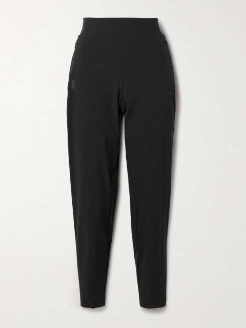 On Stretch recycled-shell tapered track pants