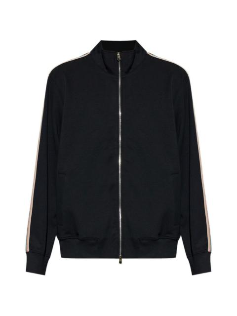 Paul Smith zip striped sweatshirt