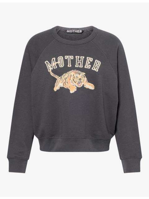 MOTHER The Concert Tiger-Graphic Cotton Jumper