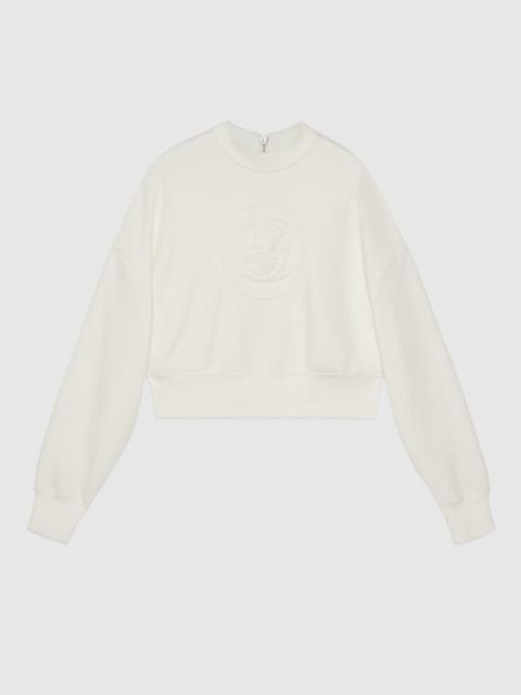 Jersey sweatshirt with Interlocking G