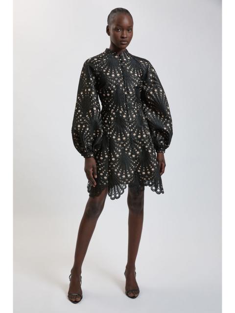 KAREN MILLEN Bonded Lace Mini Dress