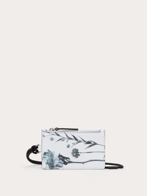 Valentino Flowersity Neck Strap Cardholder