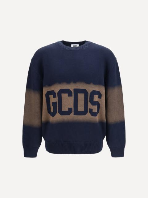 GCDS Logo Spray crewneck Sweater