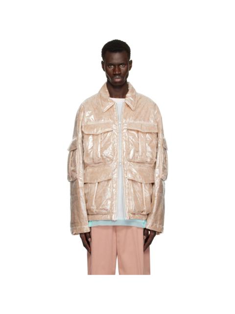 Dries Van Noten Pink Nylon Puffed Jacket