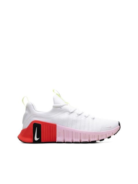 Nike Free Metcon 6 WMNS "White Barely Volt Bright Crimson Pink Foam" sneakers