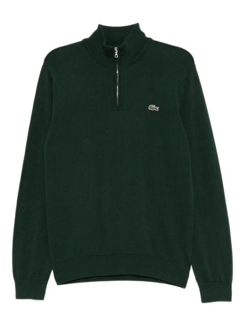 LACOSTE logo-embroidered sweatshirt