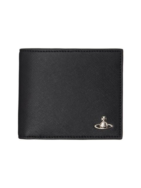 Vivienne Westwood Black Faux-Leather Man. Billfold Wallet