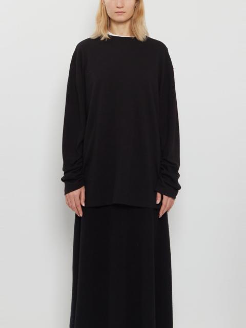 extreme cashmere n°452 Rock Wool Cashmere Top — Raven