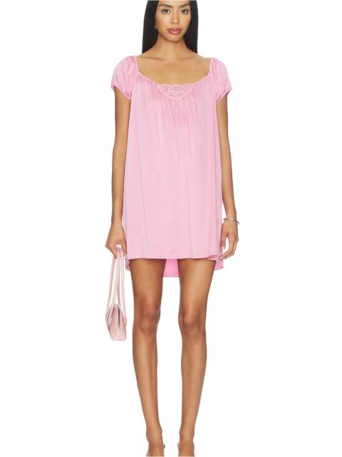 Frankies Bikinis Bo Silk Mini Dress