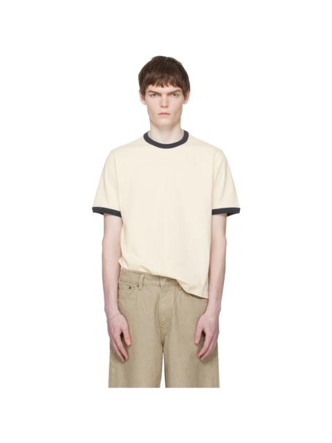 JEANERICA Off-White Ringer T-shirt
