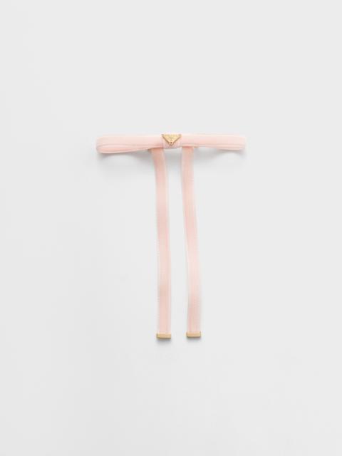 Prada Velvet hair clip