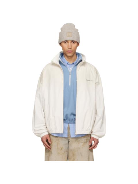 Off-White Logo Zipper Jacket