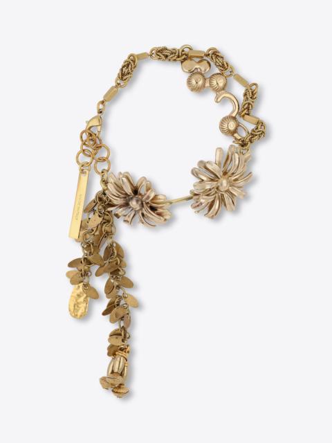 Dries Van Noten CHAIN FLORAL BRACELET