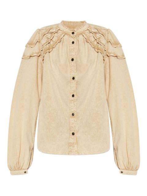 Isabel Marant Étoile ruffled cotton shirt