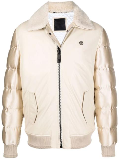 PHILIPP PLEIN metallic padded jacket