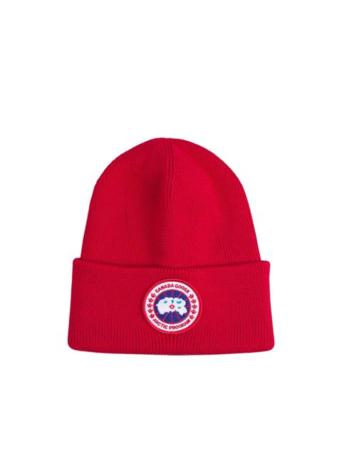 Canada Goose Arctic logo-patch beanie hat