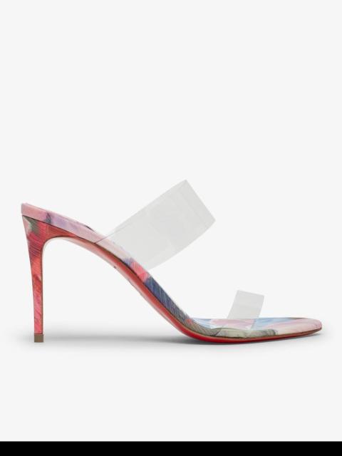 Christian Louboutin Just Nothing 85 Flower Mules