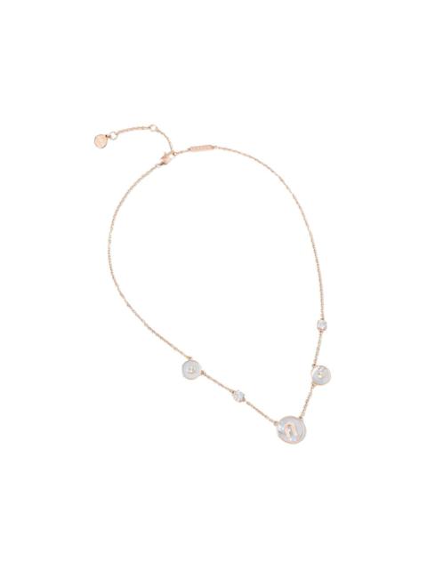 FURLA disc logo necklace