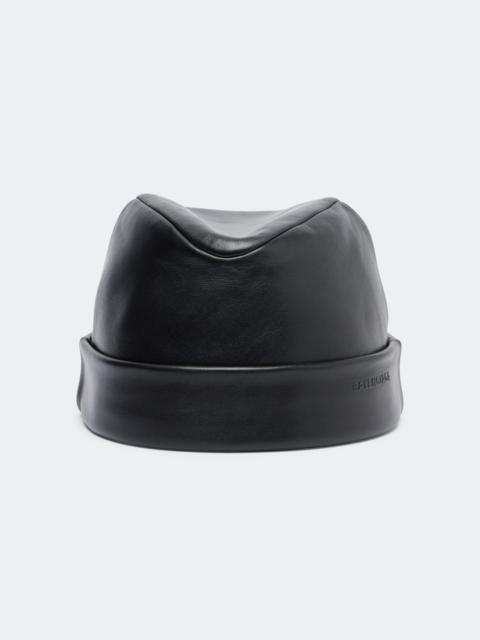 BALENCIAGA Leather hat