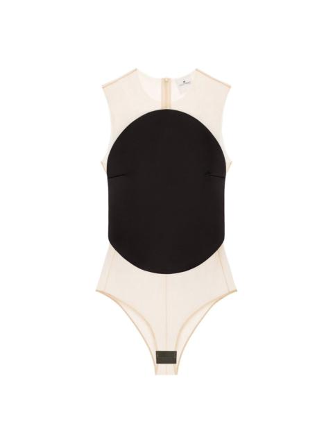 courrèges asymmetrical bodysuit