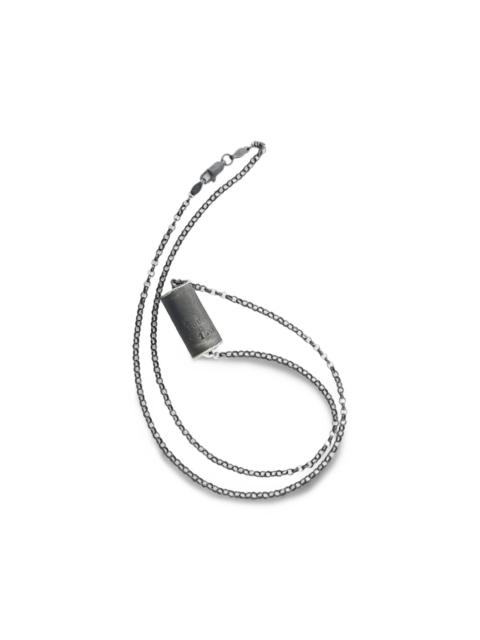DETAJ Freshwater pearl-embellished cylinder-pendant necklace