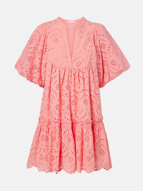 Cruz broderie anglaise cotton minidress