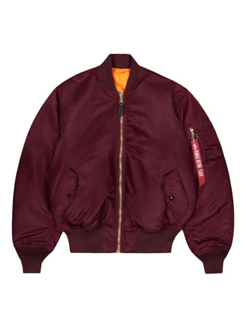 ALPHA INDUSTRIES zip-up reversible bomber jacket