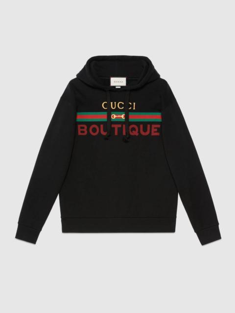 GUCCI Gucci Boutique print sweatshirt