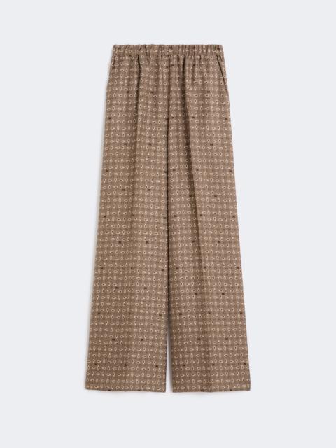Printed silk trousers - MUD