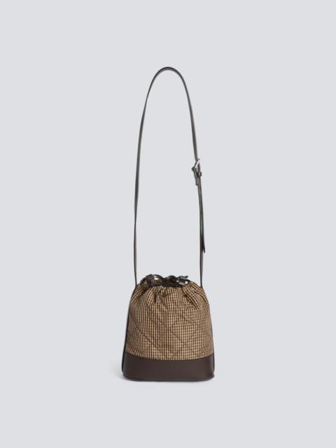 Aspesi QUILTED TAFFETA BUCKET BAG