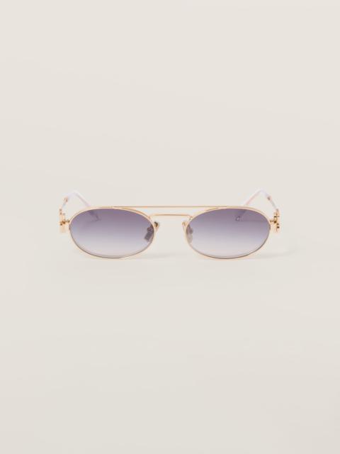 Miu Miu Logo sunglasses