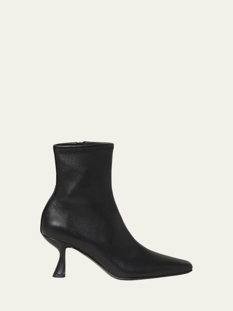 LOEFFLER RANDALL Lambskin Kitten-Heel Booties