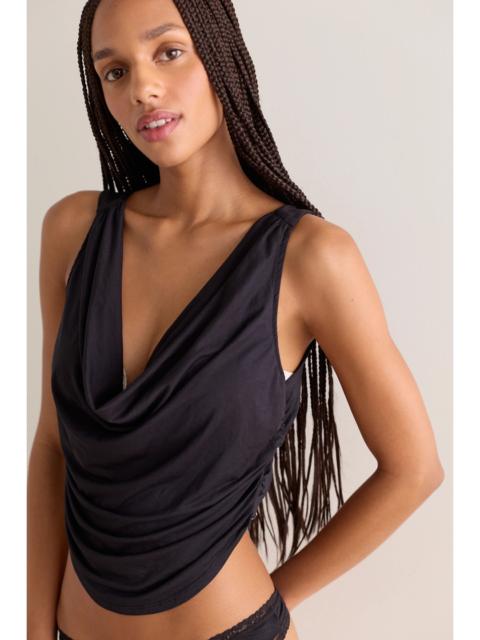 FREE PEOPLE We’re Going Out Cowl-Neck Cami