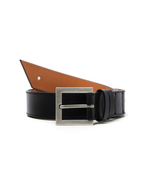 ADER error logo-patch leather belt