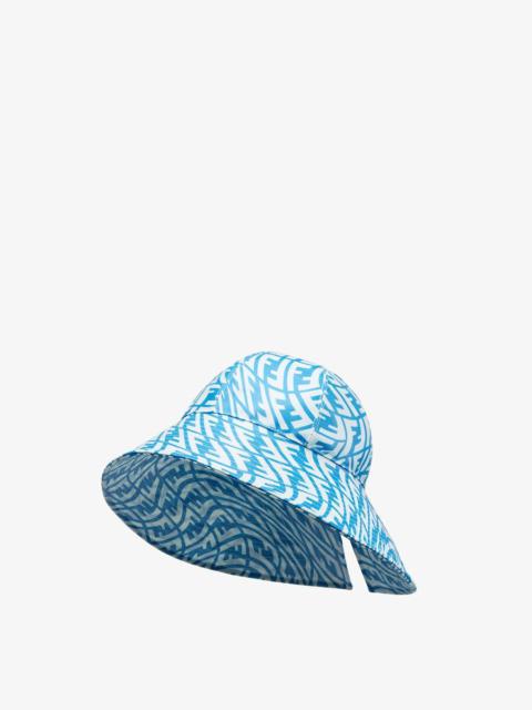 FENDI Light blue canvas hat