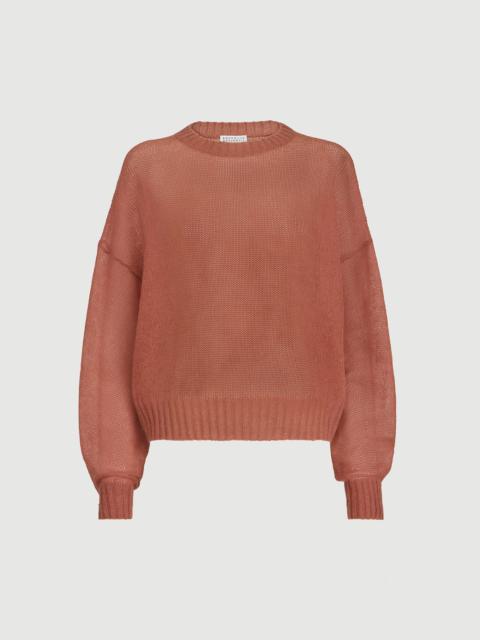 Brunello Cucinelli Mohair and wool sweater with monili