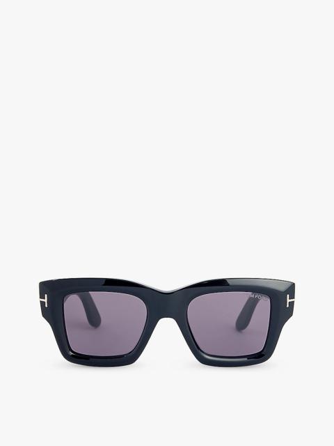TOM FORD FT1154 Ilias square-frame acetate sunglasses