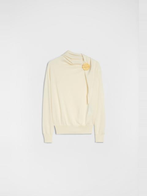 Jil Sander Lightweight Wool High-Neck Sweater