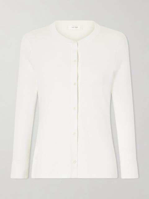 The Row Okino Cotton And Silk-blend Cardigan