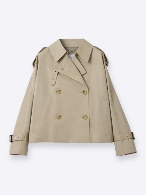 Mackintosh Eyemouth Gabardine Double Breasted Short Trench Coat
