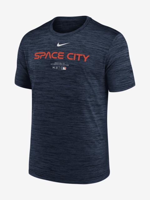 Houston Astros City Connect Practice Velocity Nike Men's Dri-FIT MLB T-Shirt