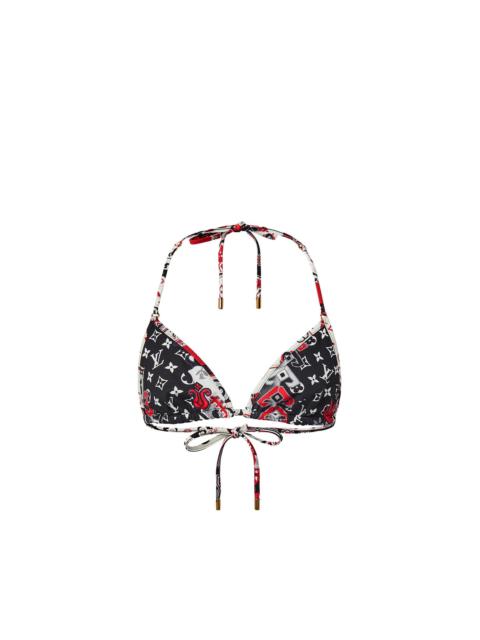 Louis Vuitton Bandana Print Bikini Top