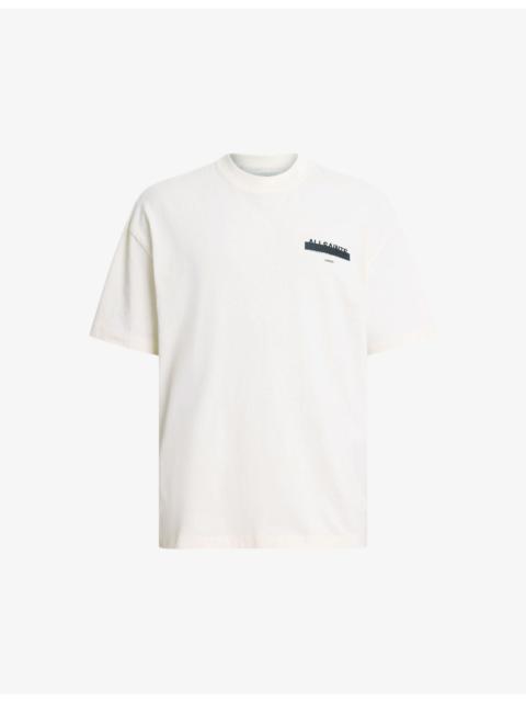 ALLSAINTS Redact Embroidered-Box Cotton T-Shirt