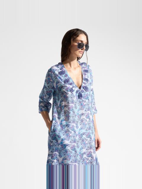Vilebrequin Women Silk Kaftan Isadora Fish